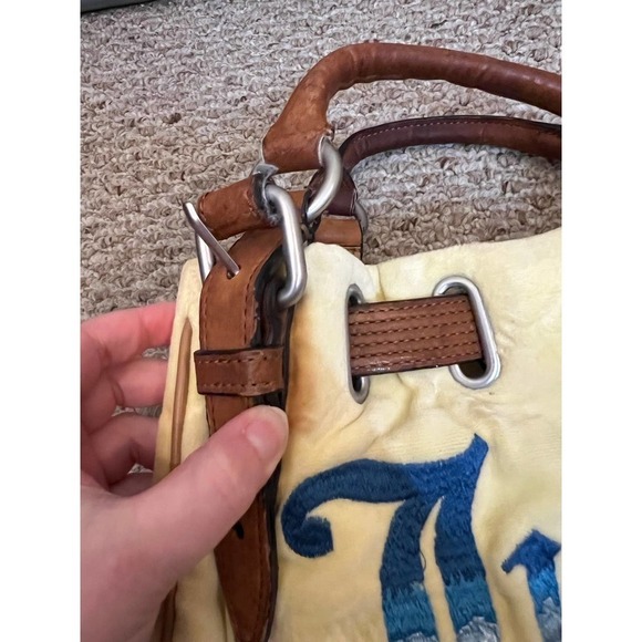 Juicy Couture RARE Yellow Velour Daydreamer Shoulder bag - Picture 4 of 12